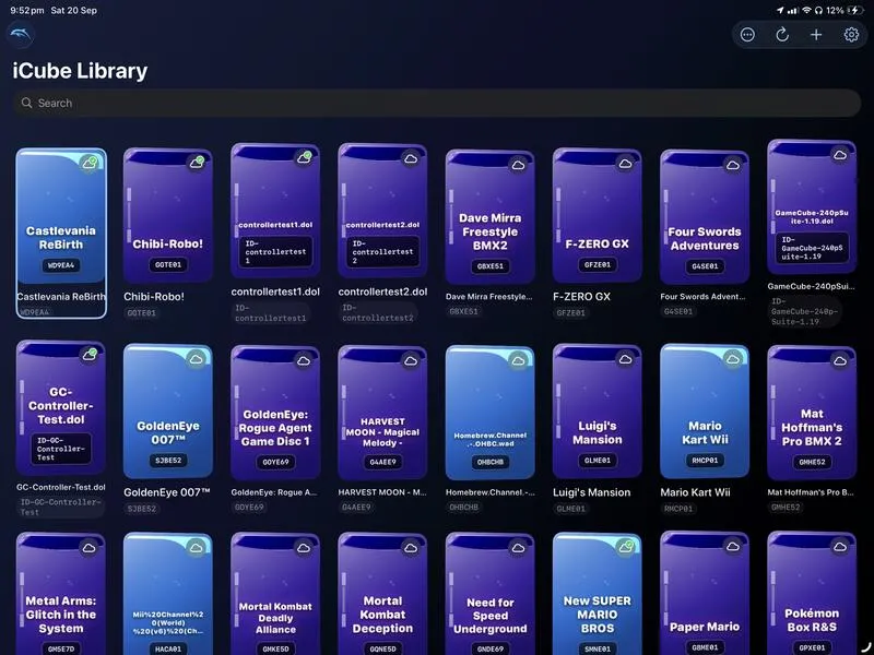 iFly iPad – game library