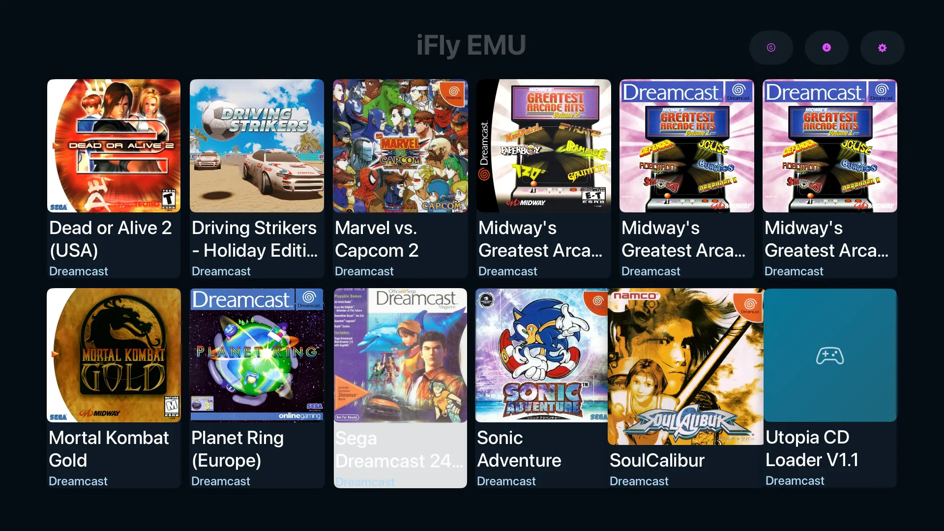 iFly Apple TV – game library