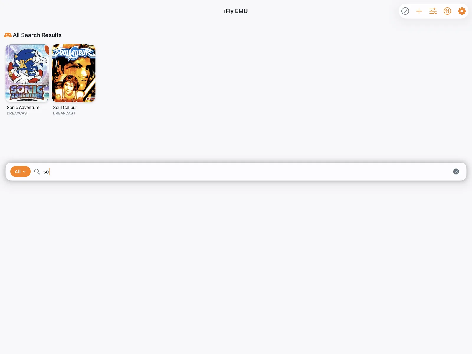 iFly iPad – search